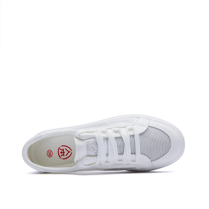 Кеды женские с вырезами повседневные холщовые кроссовки на плоской платформе