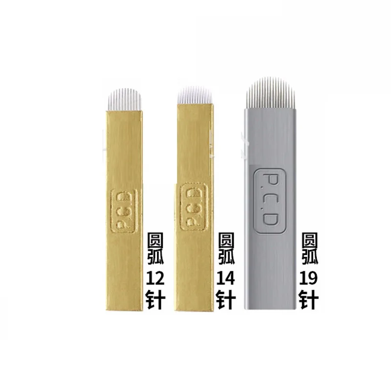 50 шт. U образные иглы для перманентного макияжа|tattoo needles|eyebrow tattoo needlepcd 12 |