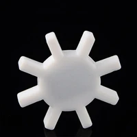 custom white color octagon spinbars laboratories equipment ptfe magnetic stir bar