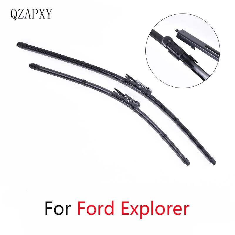 QZAPXY щекта стеклоочистителя для Ford Explorer от 2006 2007 2008 2009 2010 2011 до стеклоочиститель автомобильных светодиодных фар автомобиля аксессуары