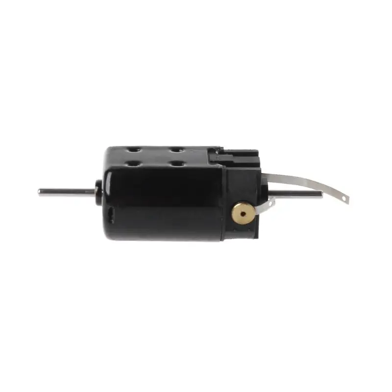 DC 12 V 24 микро ротором электродвигатель постоянного тока двойной вал DIY Компоненты