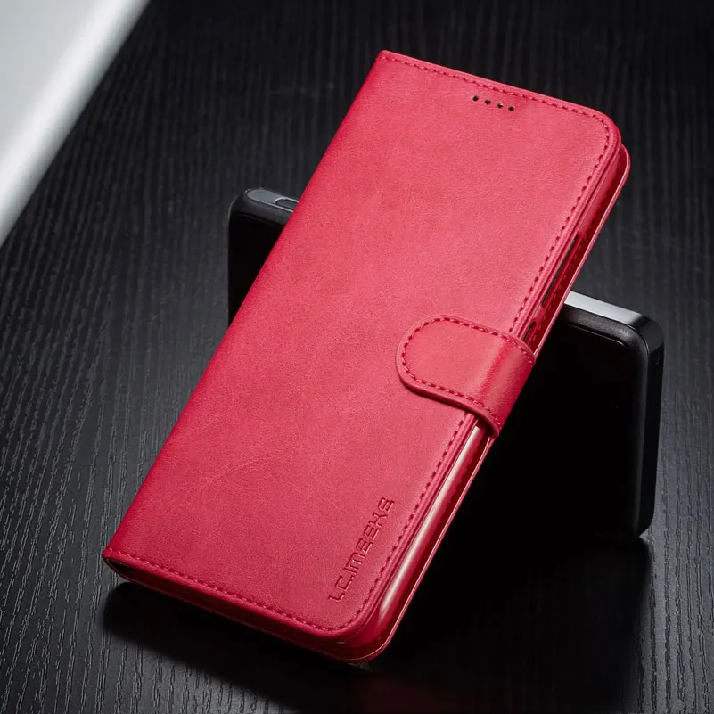 Rose Red Case Кожаный чехол для Xiaomi Redmi 7 A 7A, чехол для телефона на Xiomi Redmi Note 7 Pro, чехол, Роскошный кошелек, откидная крышка, чехол для мобильного телефона Redmi7 - Цвет: Rose Red Case