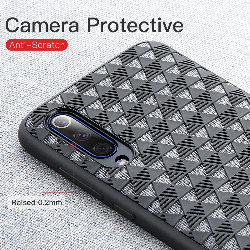 Msvii 3D Pattern Sculpture TPU Case For Xiaomi Mi 9 Mi9 SE Soft Silicone Protective Back Cover Anti Skid |