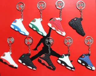 Wholesale 9 colorsAir Jordan 13 fans Accessories jordan AJ13 keychain  keyring souvenirs - купить по выгодной цене | AliExpress