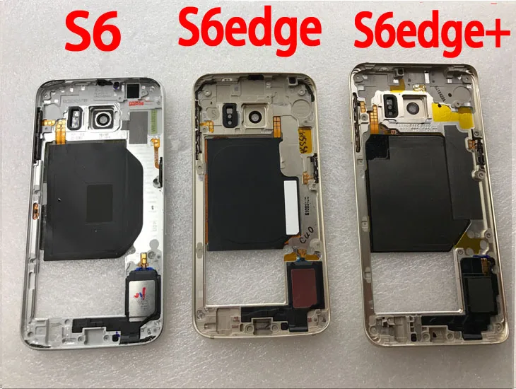 Металлическая рама для Samsung Galaxy S6 Edge Plus G920 G925 G928 оригинальный корпус с объективом
