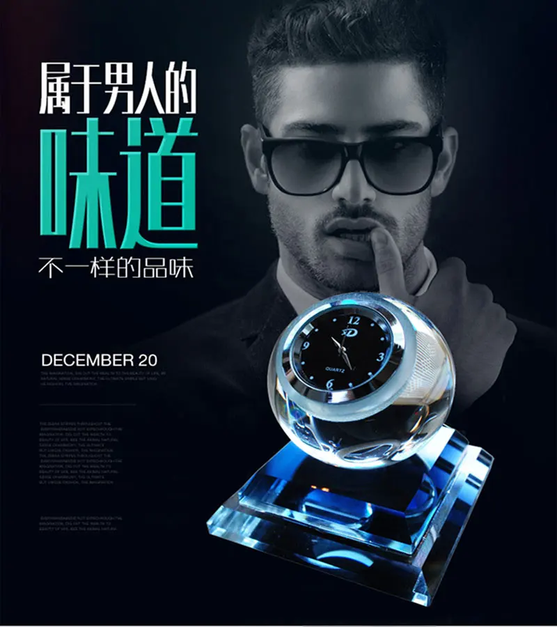 Автомобильные цифровые мини часы автомобильные термометр гигрометр