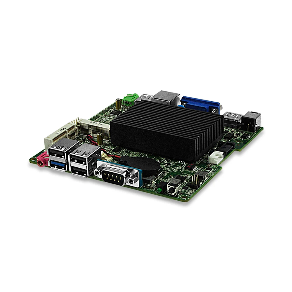 Ультра тонкий нано мини-itx материнская плата Q1900G-P celeron J1900 quad ядро linux DC 12V
