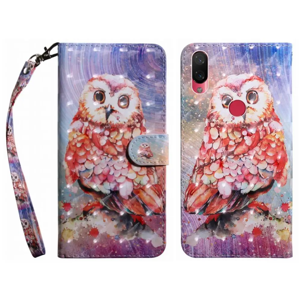 Новинка модный кожаный чехол Capa для Xiaomi 5X 6X Redmi Note 7 6 5 Pro подставка с карманом карт