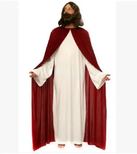 Новый Хэллоуин Маскарадный Костюм взрослых Римский греческий костюм Иисуса и