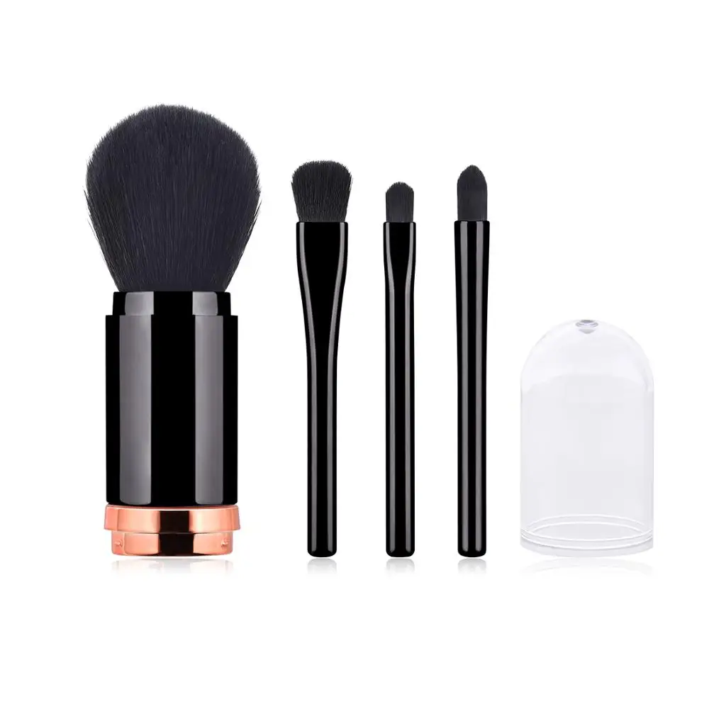 

1 комплект телескопическая двойная головка пудра тень Выделите Make up Brush