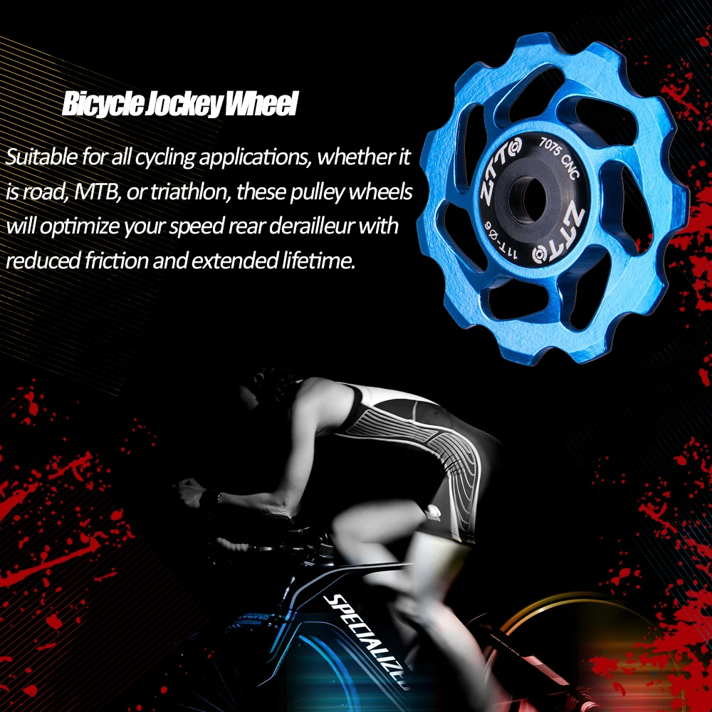 Задний переключатель передач ZTTO 11T для горного велосипеда ремень с ЧПУ