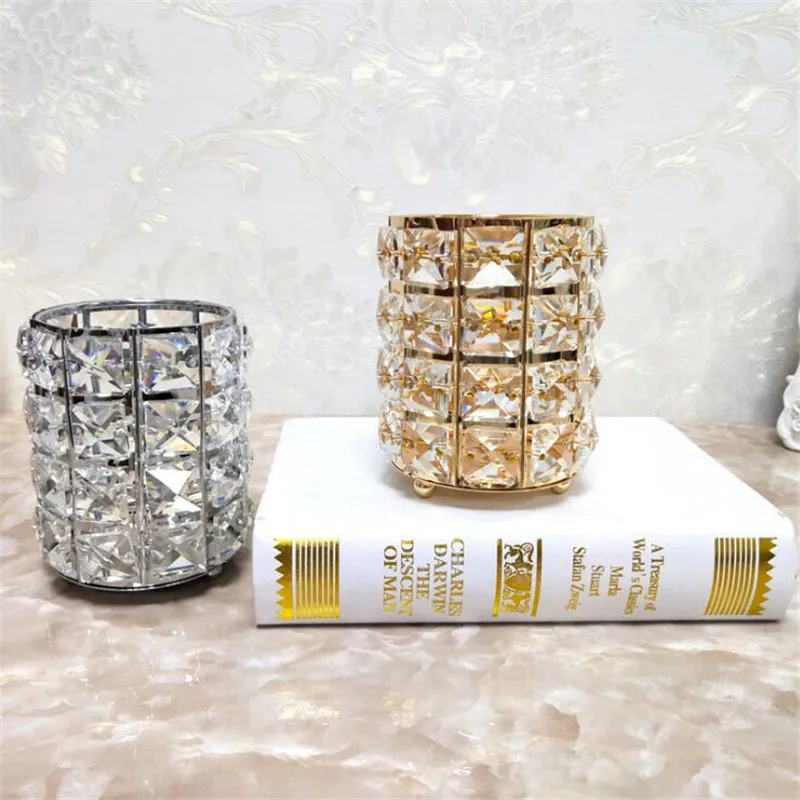 Роскошный хрустальный подсвечник Свадебные подсвечники для домашнего