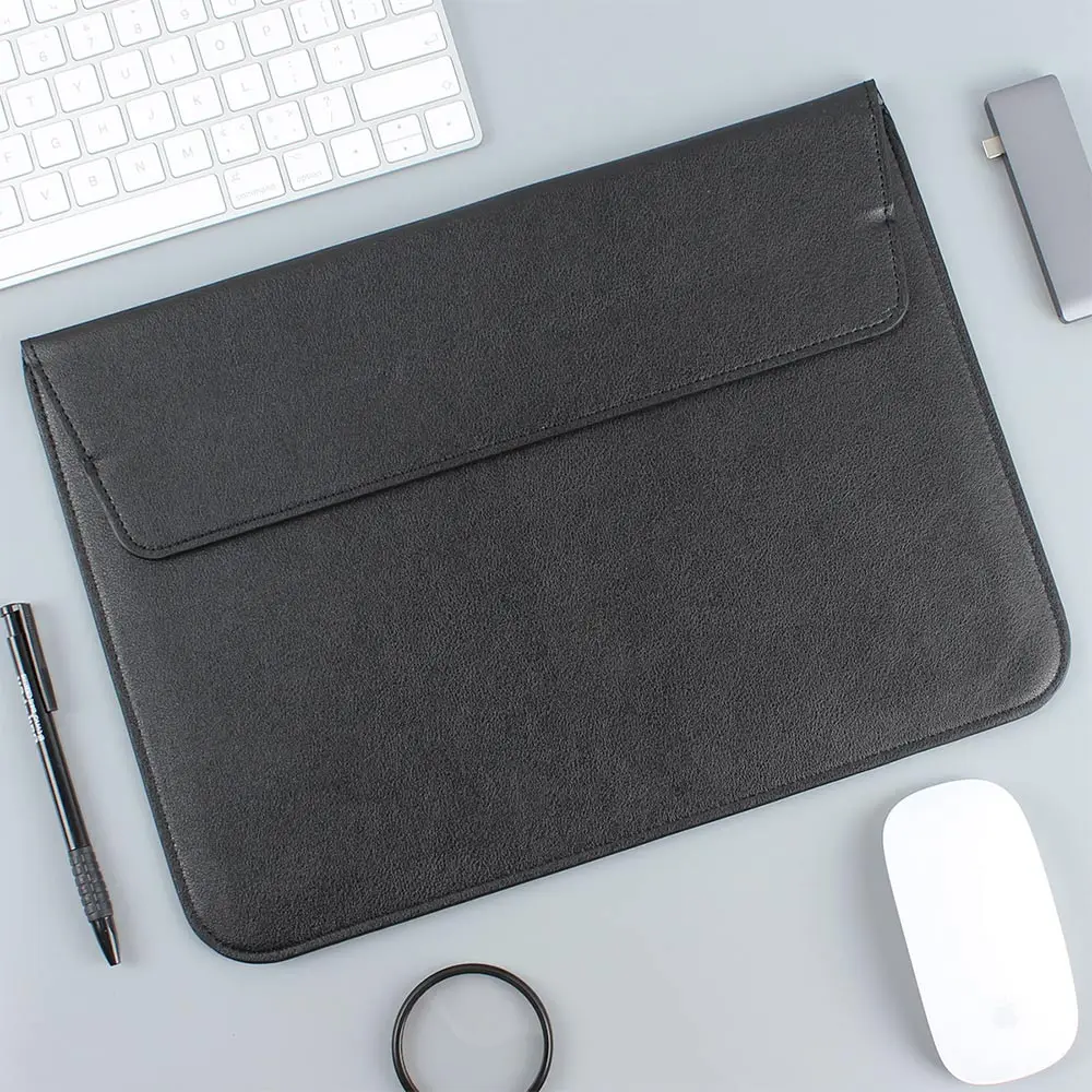 Batianda чехол для ноутбука Macbook Air retina 11 12 13 15,4 16 сумка для ноутбука Xiaomi/huawei/hp 13,3 15 чехол - Цвет: Black