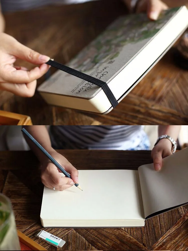 Пекин дали Юньнань Тибет Чэнду креативный блокнот Sketchbook ретро ручная роспись креативный блокнот Bloc de dibujo