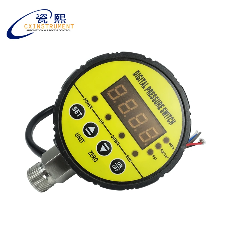 Pressure Switch With 0~16 Bar Range Relay Switch Signal And 0.5% Accuracy High Accuracy Gas Pressure Switch