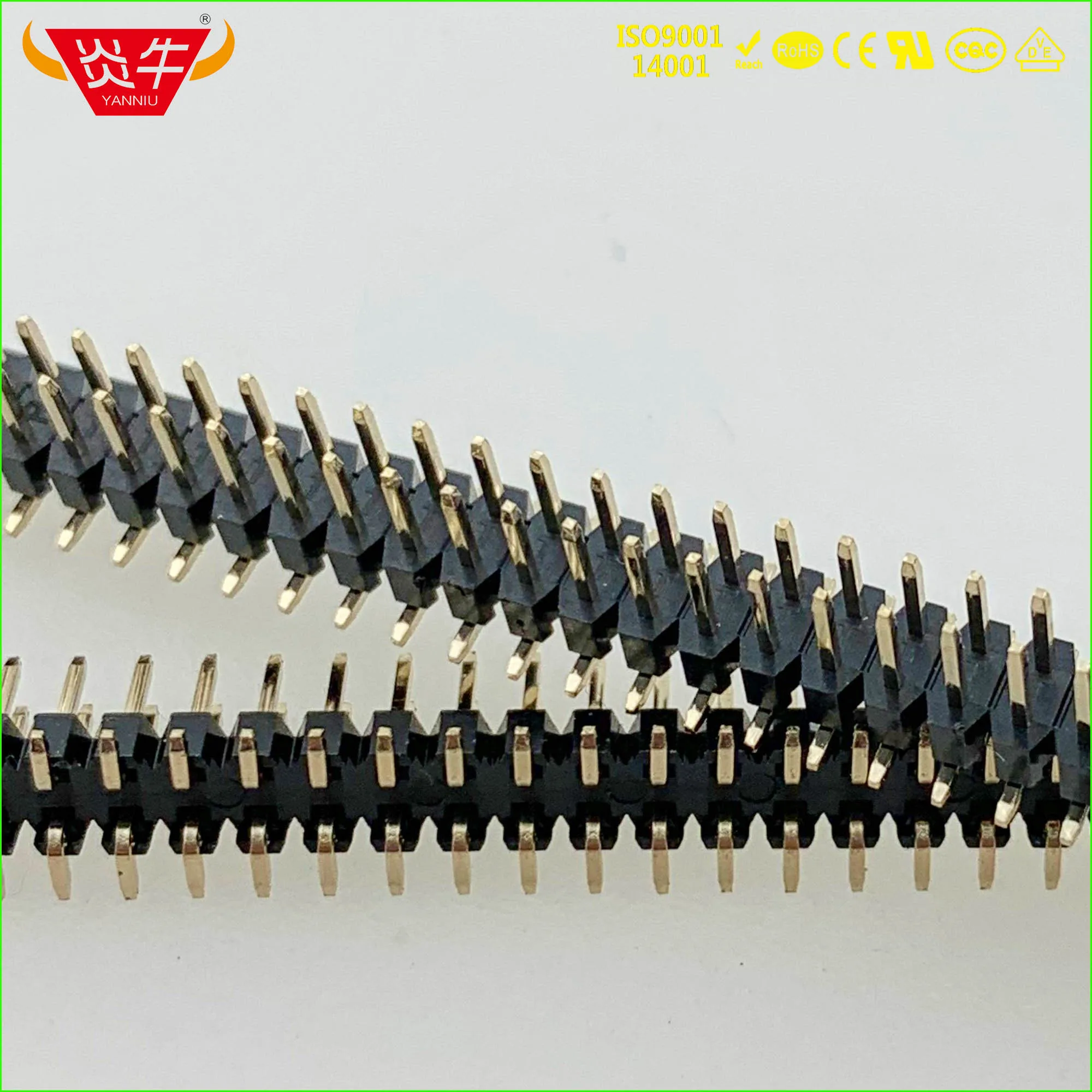 2 0 мм Шаг 2X40P 80PIN Штекерный разъем для полосы двухрядный вертикальный штыревой