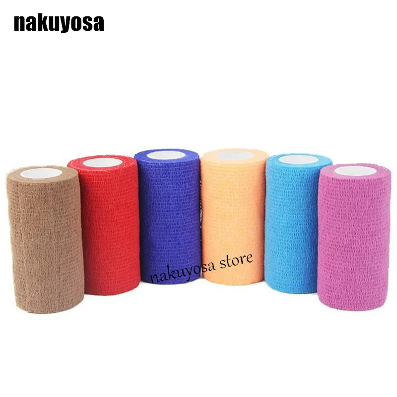 5 рулонов 10 см x водонепроницаемый самоклеющийся эластичный бандаж мышечная