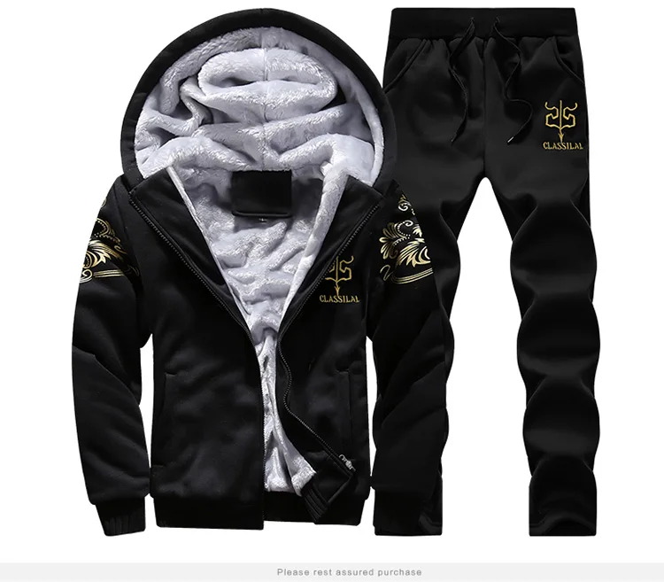 Зимний мужской теплый комплект, флисовые спортивные костюмы для мужчин, спортивный костюм, брендовая одежда, Sudaderas Hombre, мужские костюмы для бега, мужская одежда