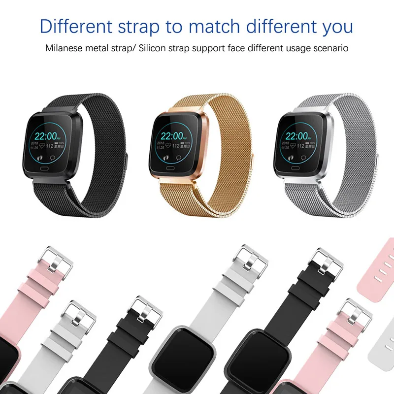 FocuSmart 2019 новые L18 Смарт часы фитнес трекер кровяное давление монитор сердечного
