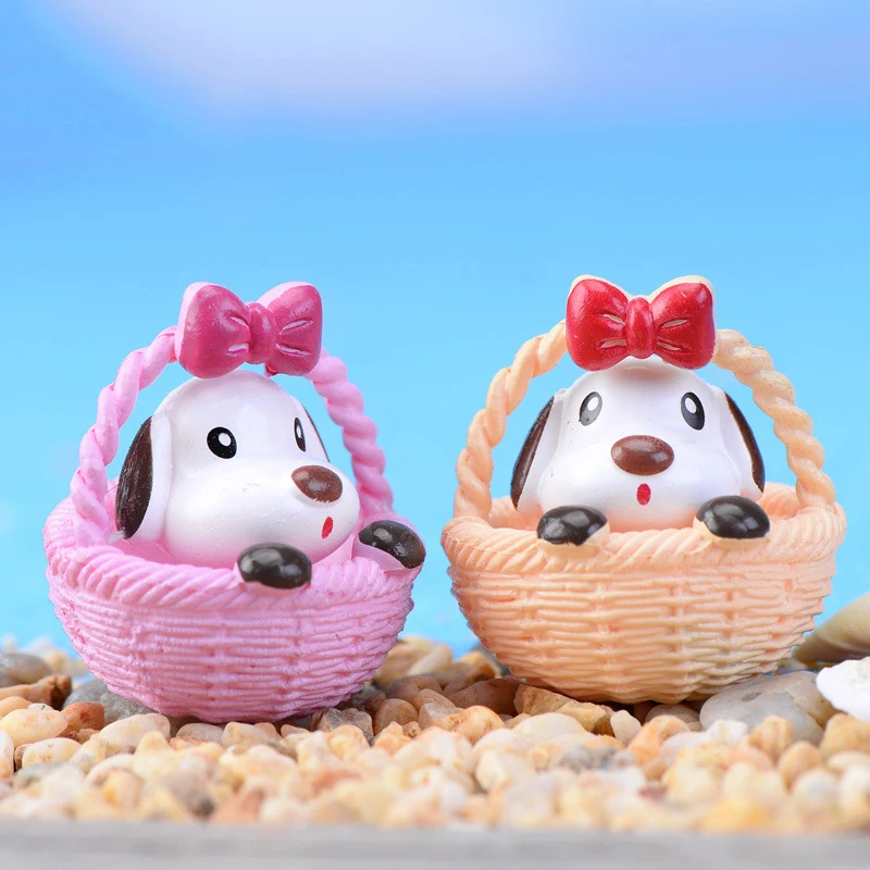 4 шт мультфильм экшн фигурки животных игрушки Мини собака сказочные миниатюрные