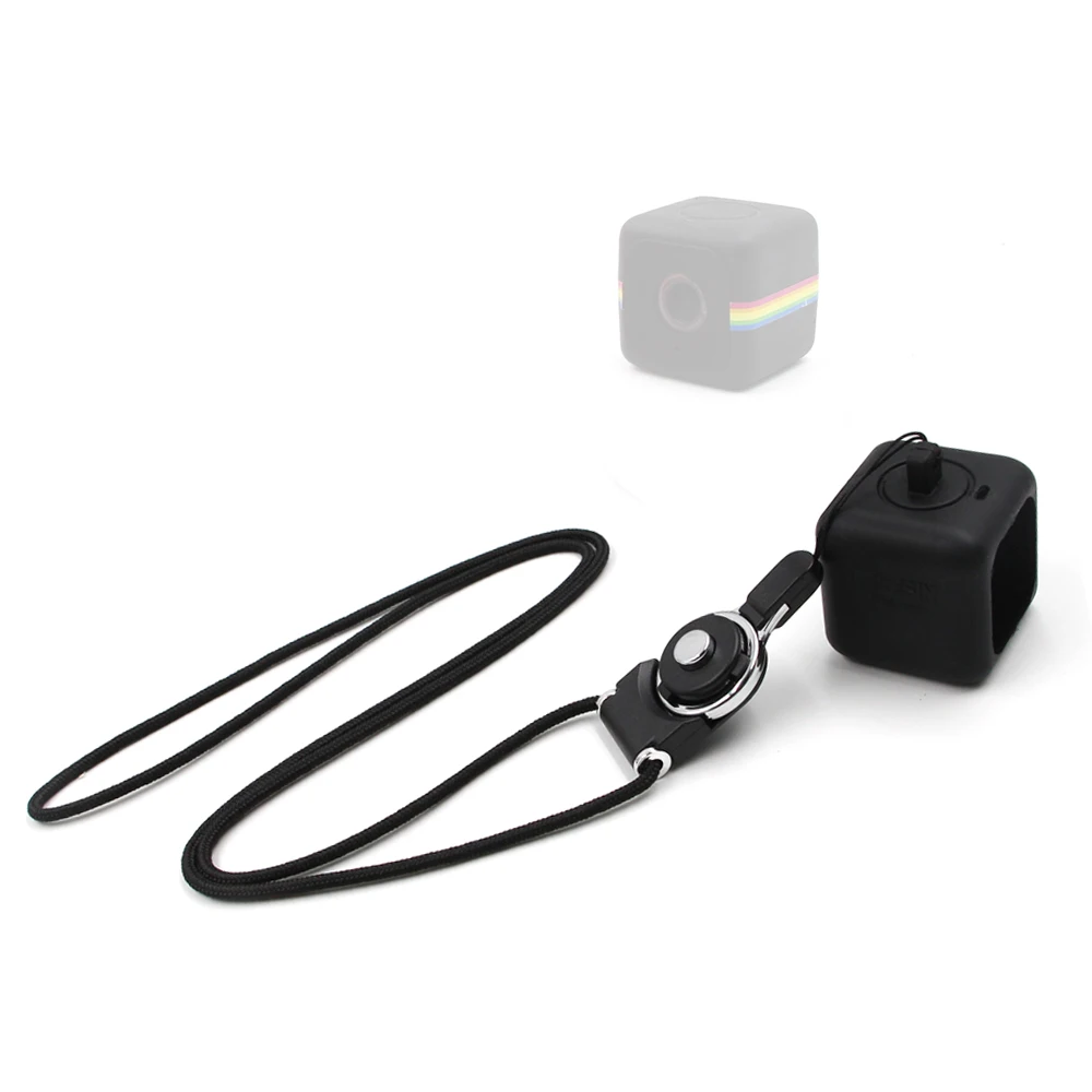 Силиконовая Защитная резиновая рамка для корпуса Polaroid Cube +/ plus чехол с шнурком