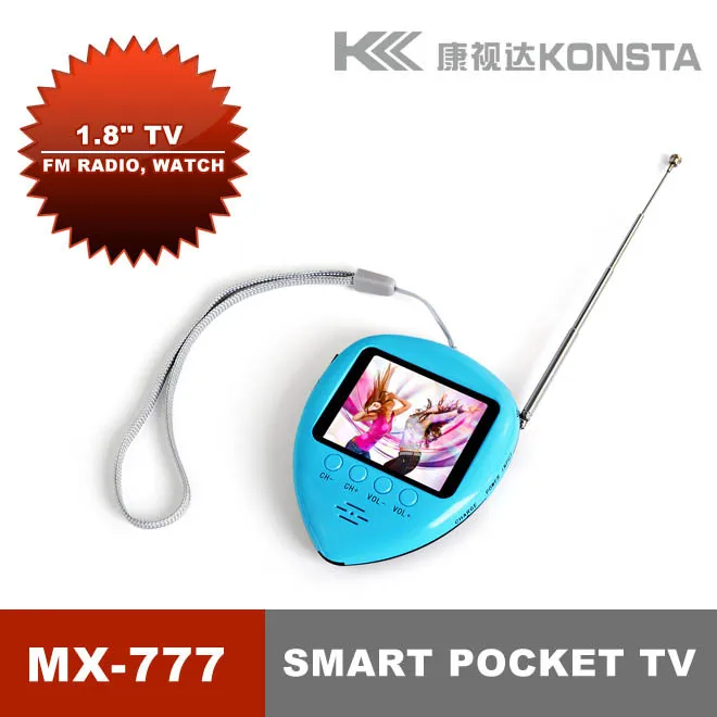 Горячие продаж Leadstar 1.8 дюймов карманные часы с мини телевидение FM радио функции