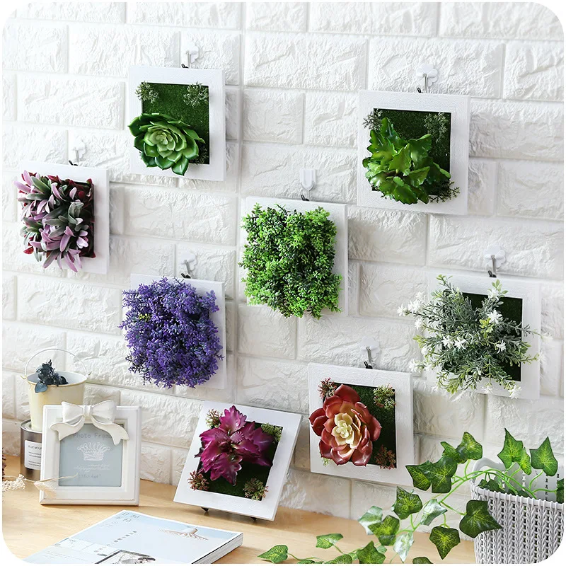 3D Искусственные растения декоративные стерео искусственные цветы настенные