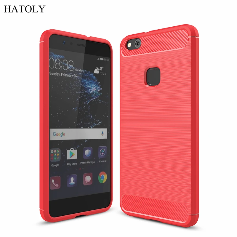 HATOLY For Capa Huawei P10 Lite Case Ascend Soft TPU Brushed Rugger Silicone / Nova 5.2&quot( |