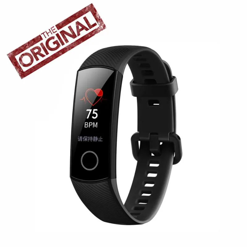Honor Band 4 умный Браслет Водонепроницаемый 50 м фитнес-трекер сенсорный экран для сердечного ритма монитор дисплей вызов сообщение напульсники