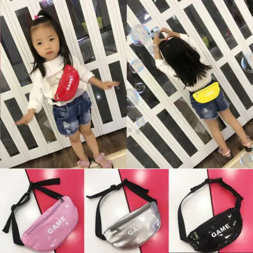 Новинка Детская сумка на пояс для маленьких девочек модная сумочка улицы ремень