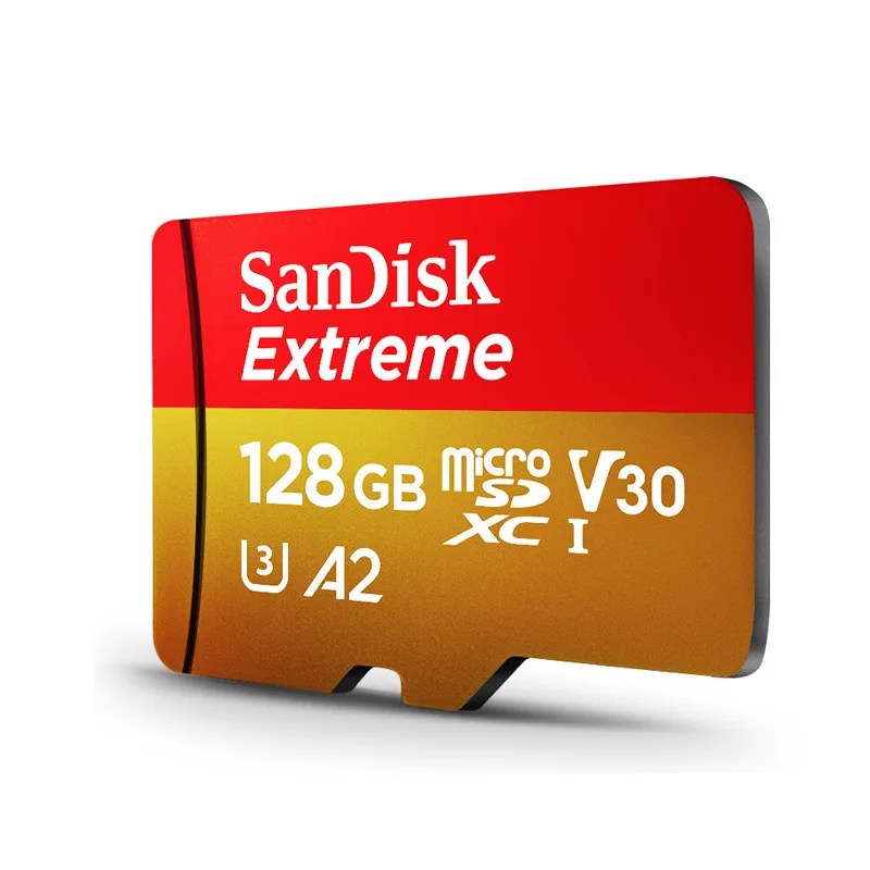 sandisk Extreme Micro SD карта U3 V30 A2 128 ГБ mcrosd флэш TF карта картао де Мемория карта памяти для дрона смартфон