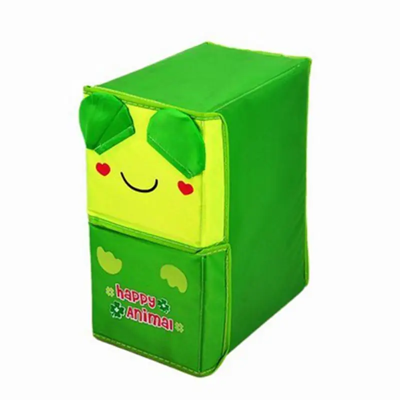 Cute Animal Double Drawer Storage Box Lockers Cabinet Finishing | Дом и сад