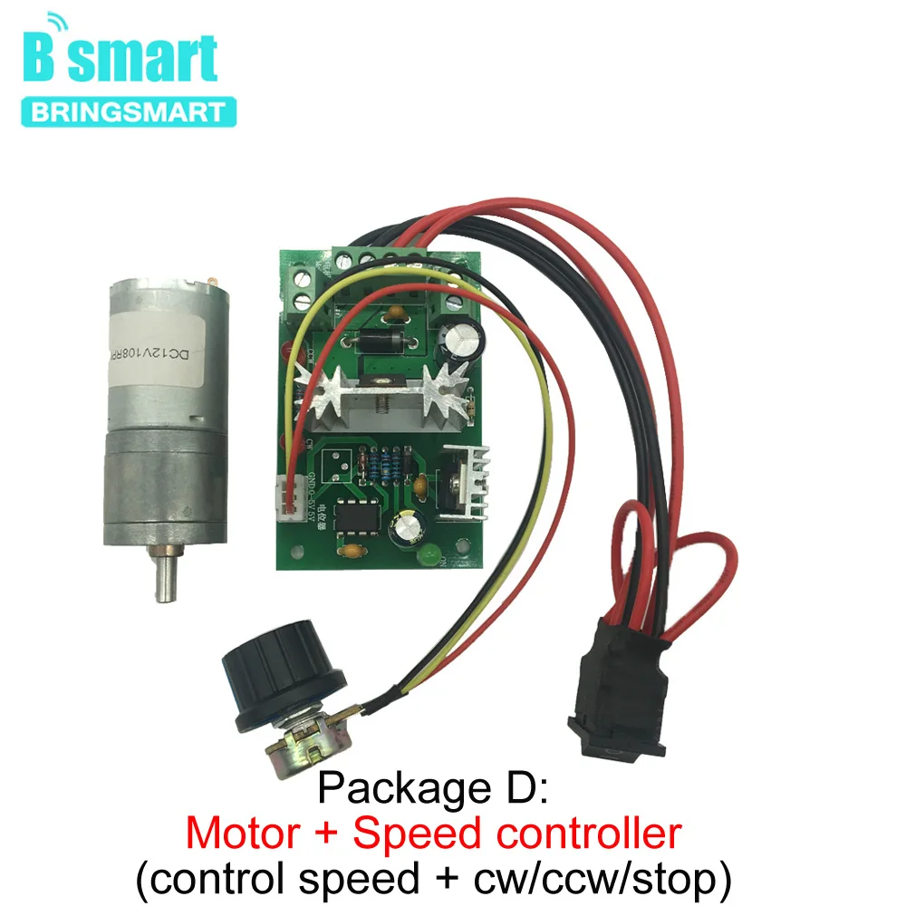 Фото Bringsmart мотор редуктор 12 В постоянного тока микро низкая скорость редукция Bringsmart мотор редуктор 12 В постоянного тока микро низкая скорость редукция