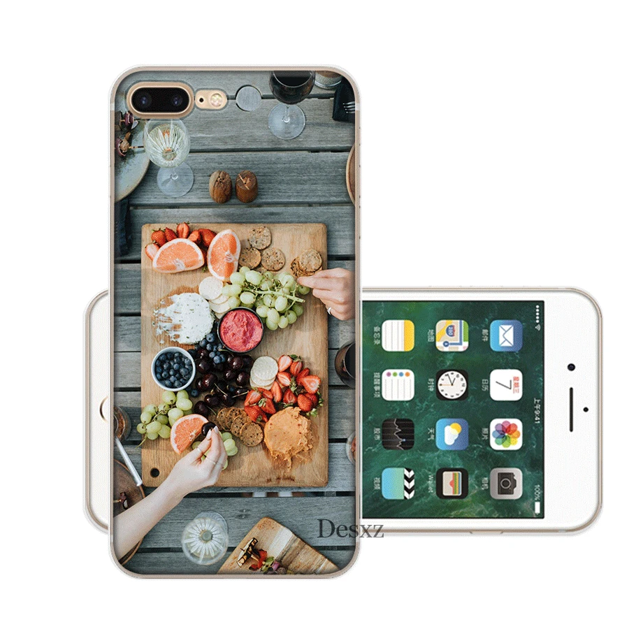 Чехол для мобильного телефона Desxz Food iPhone 6 6s 7 8 Plus 11 Pro X XS Max 5 5S SE |