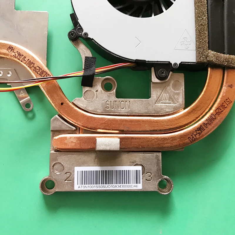 Вентилятор ЦП с радиатором медная трубка для LENOVO Ideapad G485 G480AM G580 G580AX G585 G480