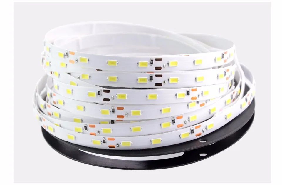 5630 SMD DC 12 В Светодиодная лента неводостойкая 5 м 60 светодиодов/м Светодиодная гибкая лента Fita Светодиодная лента KTV отель бар светильник Bombillas Светодиодная лампа