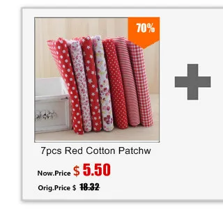 Teramila Cotton Fabric 25 Designs Animial Cartoon Patchwork Quilting Charm Packs Meter Home Textile Clothing Bedding