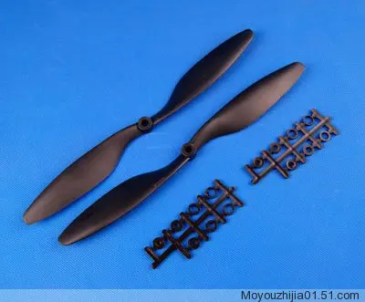 Передний и задний пластиковый комплект пропеллеров 1045 черный красный желтый