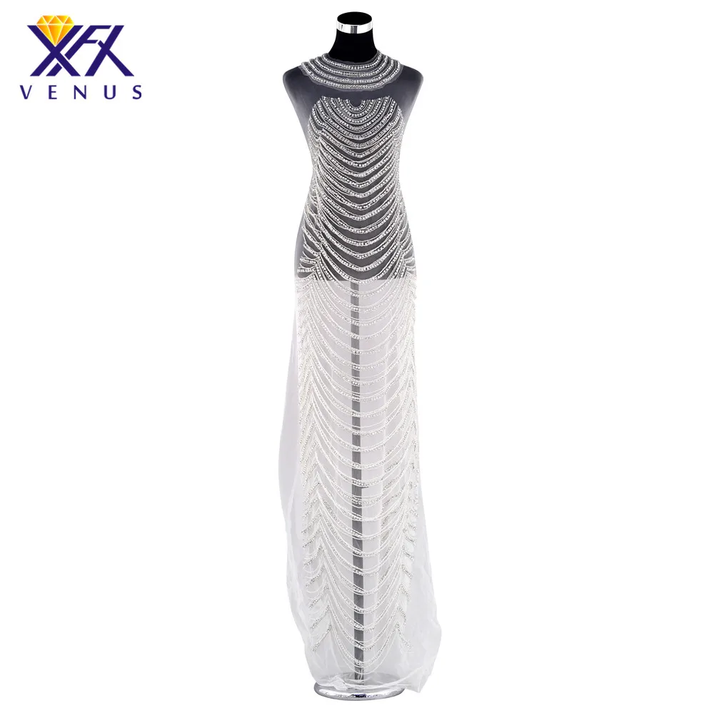 

XINFANGXIU ручной работы корсет Кристалл Камень вышитые патчи горный хрусталь аппликация патч для свадебных платьев