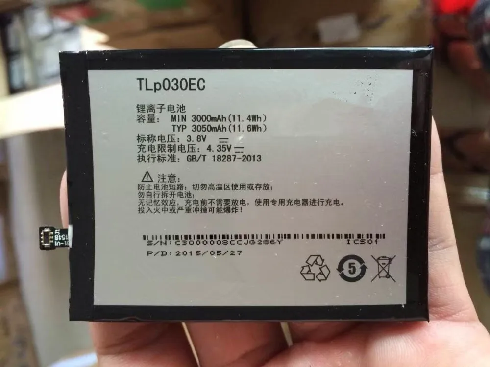 Оригинальный аккумулятор TLp030EC 3050 мАч для UMI EMAX Mini 4G LTE Snapdragon 615 Восьмиядерный 5 | Аккумуляторы для мобильных телефонов -32725870821