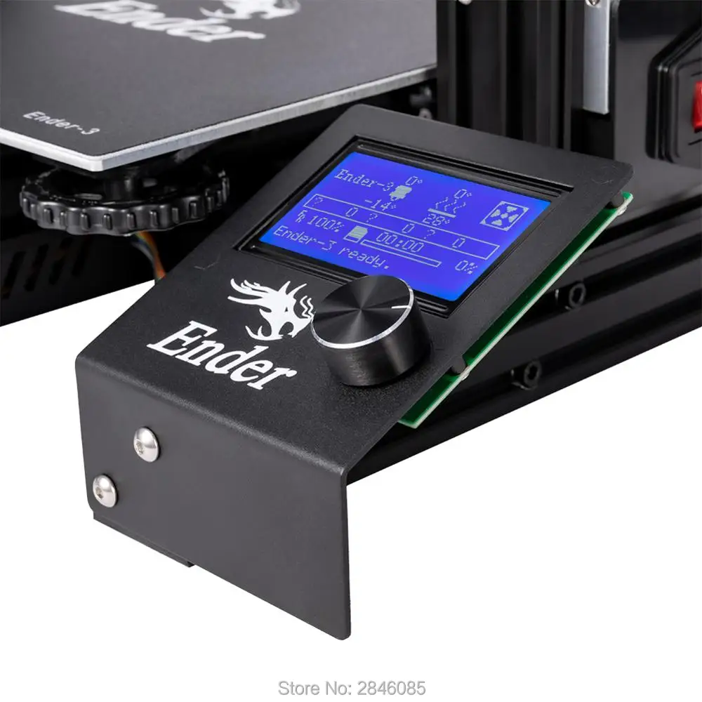 CREALITY 3d принтер Ender-3/Ender-3X из закаленного стекла опционально, V-slot Resume power Failed Printing DIY KIT Hotbed