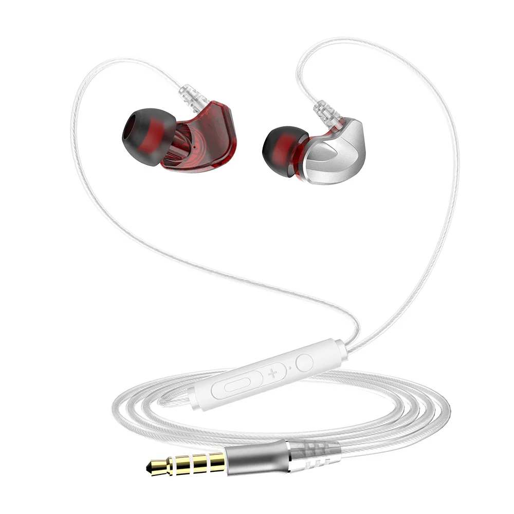 Новинка 2019 спортивные наушники вкладыши с Управлением по линии проводов и