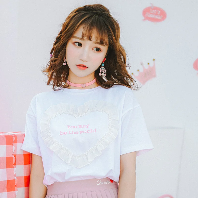 Футболка S 2018 корейские летние BTS Harajuku рубашка женщины смешные Мода милый розовый