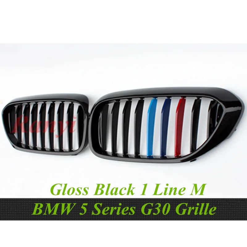 Сменная решетка для переднего бампера G30 BMW 5 серии M5 G31 520i 530i 540i ABS 2 или 1 глянцевая