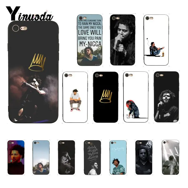 Yinuoda J Cole Born Sinner чехол для телефона iPhone 8 7 6 6S Plus X XS MAX 5 5S SE XR 10 Fundas Capa | Мобильные