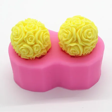 

Resin Craft Rose silicone mold chocolate fondant cake candle Molding Handmade Soap Molds