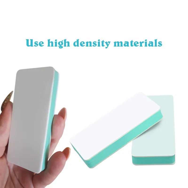 1 шт. ногтей буферы зеленый белый Форма файла для УФ гель пилка блок лак Маникюр