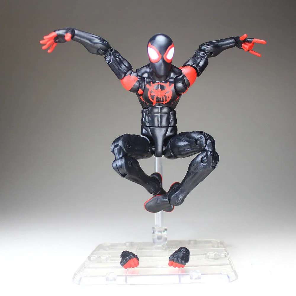 Marvel Legend Into the Spiderverse Человек-паук Майлз на заказ с подставкой " свободная фигурка