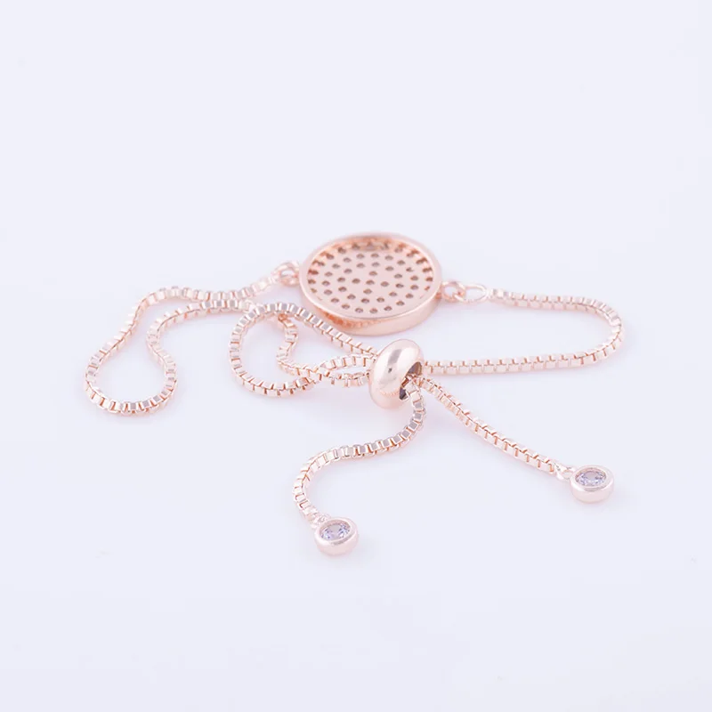 Оптовая продажа простых латунных Металлических Браслетов с подвесками для