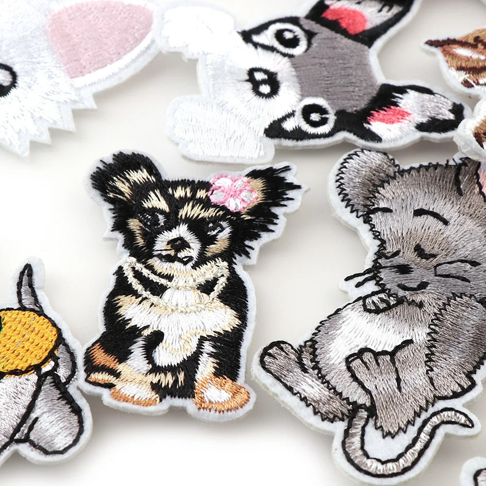 

12Pcs 45-90mm Mix Animals Style Fashion Patches Iron On Embroidery Patch Badges Applique Clothes Clothing Sewing Supplies